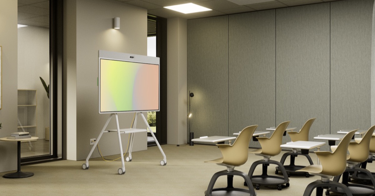 Logitech Rally video collaboration system for a hybrid meeting room